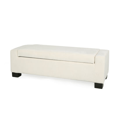 Korvallis Korvallis Indoor Fabric Storage Ottoman Single