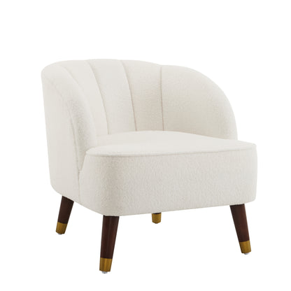 Veneras Velvet Barrel Club Chair