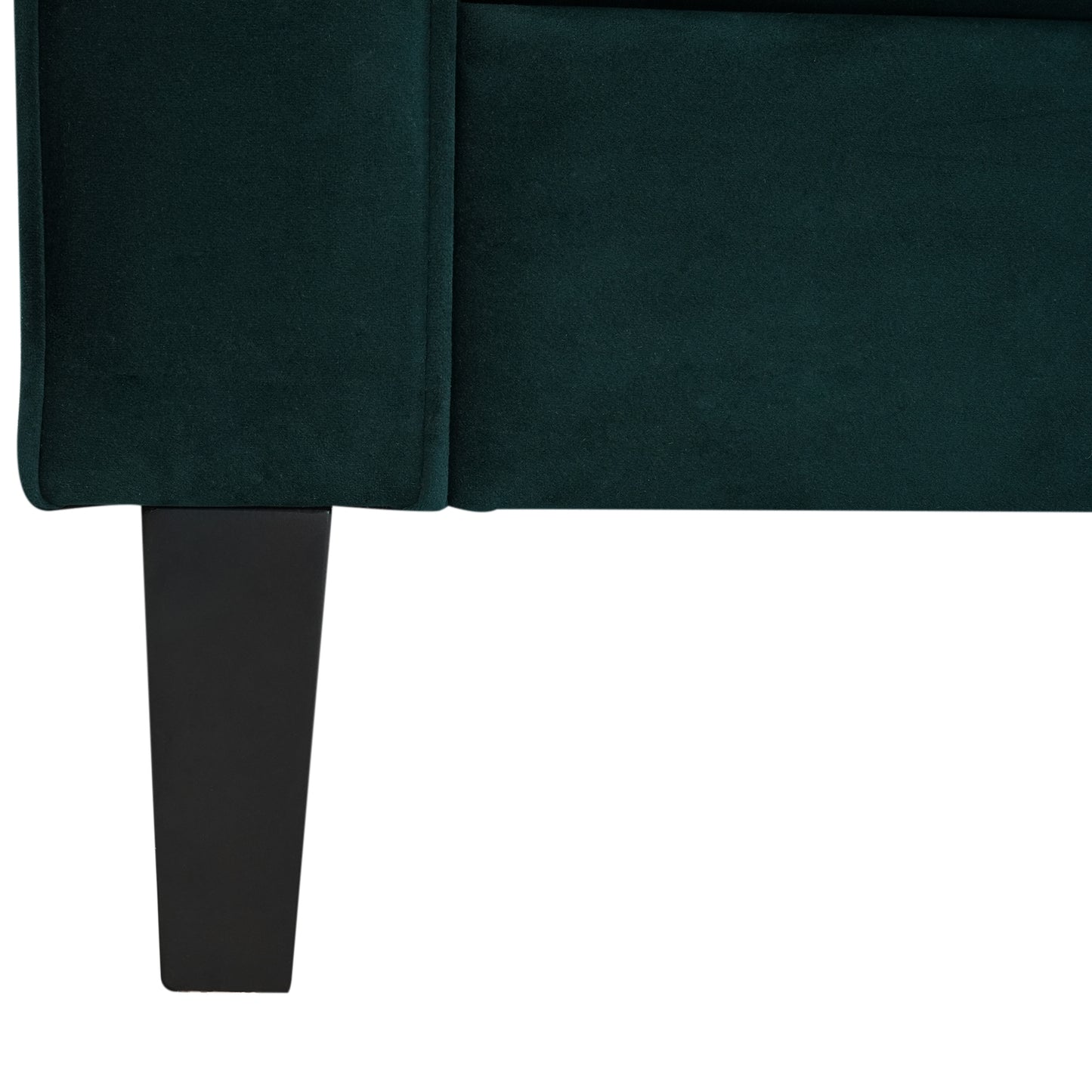 Sororia Velvet 3-Seater Low Profile Sofa