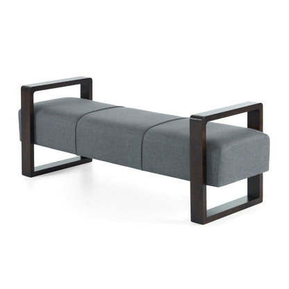 Caelum Modern Fabric Ottoman Bench