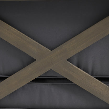 Brava X-Back Acacia Wood Water Repellent Patio Sofa