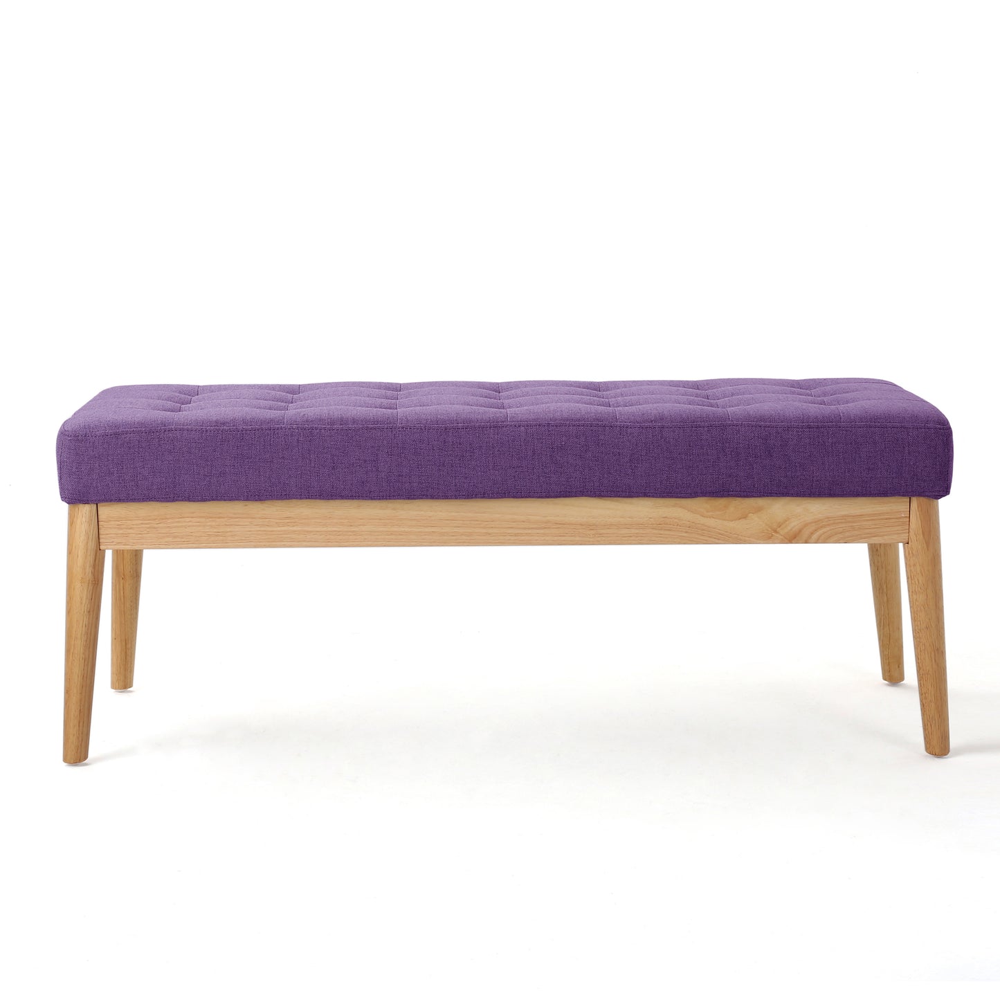 Anglo Modern Mid-Century Fabric Bench