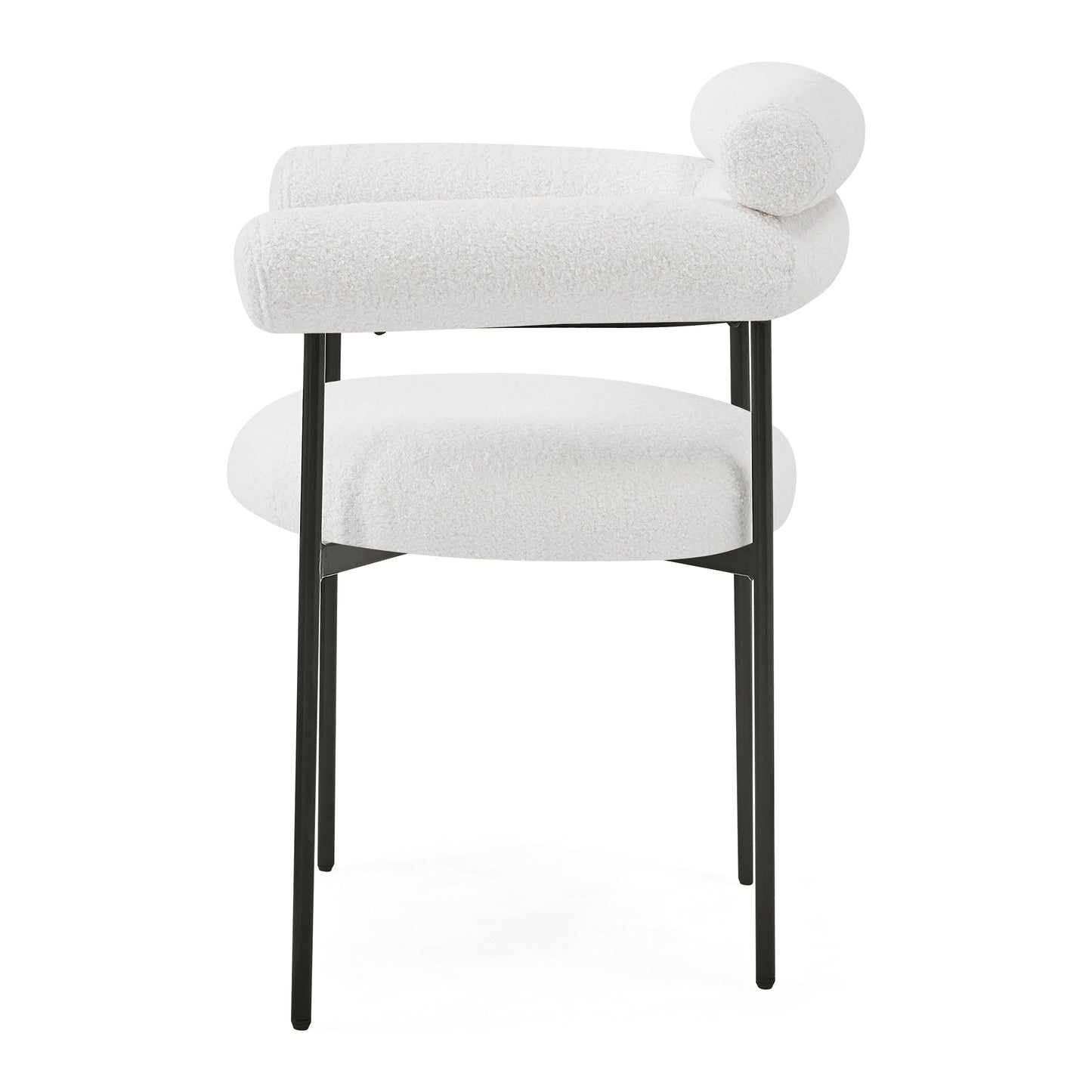 Jornic Modern Arm Upholstered Dining Chair