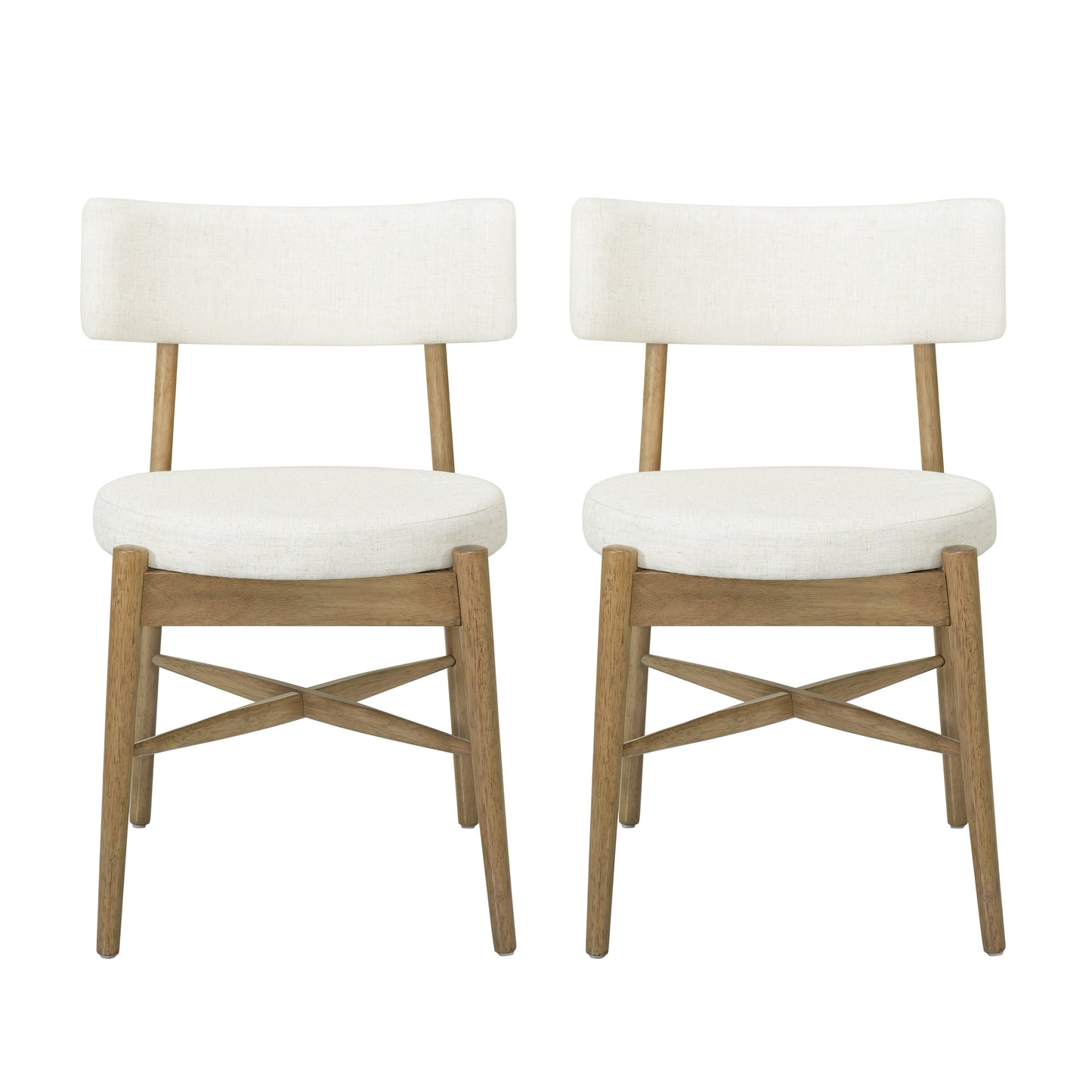 Celestee Modern Upholstered Dining Chairs, Set of 2