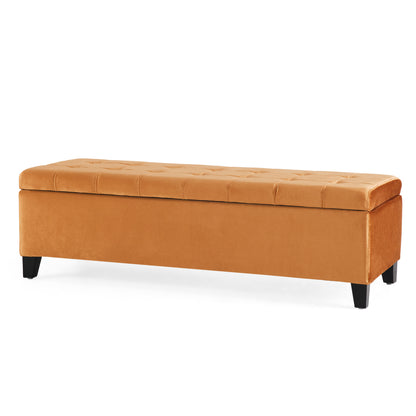 Wendover Fabric Storage Ottoman Bench