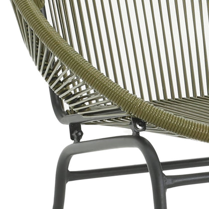 Carver Indoor & Outdoor Acapulco Weave Faux Rattan Club Chairs (Set of 2)