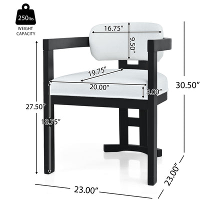 Elow Modern C-Shaped End Table