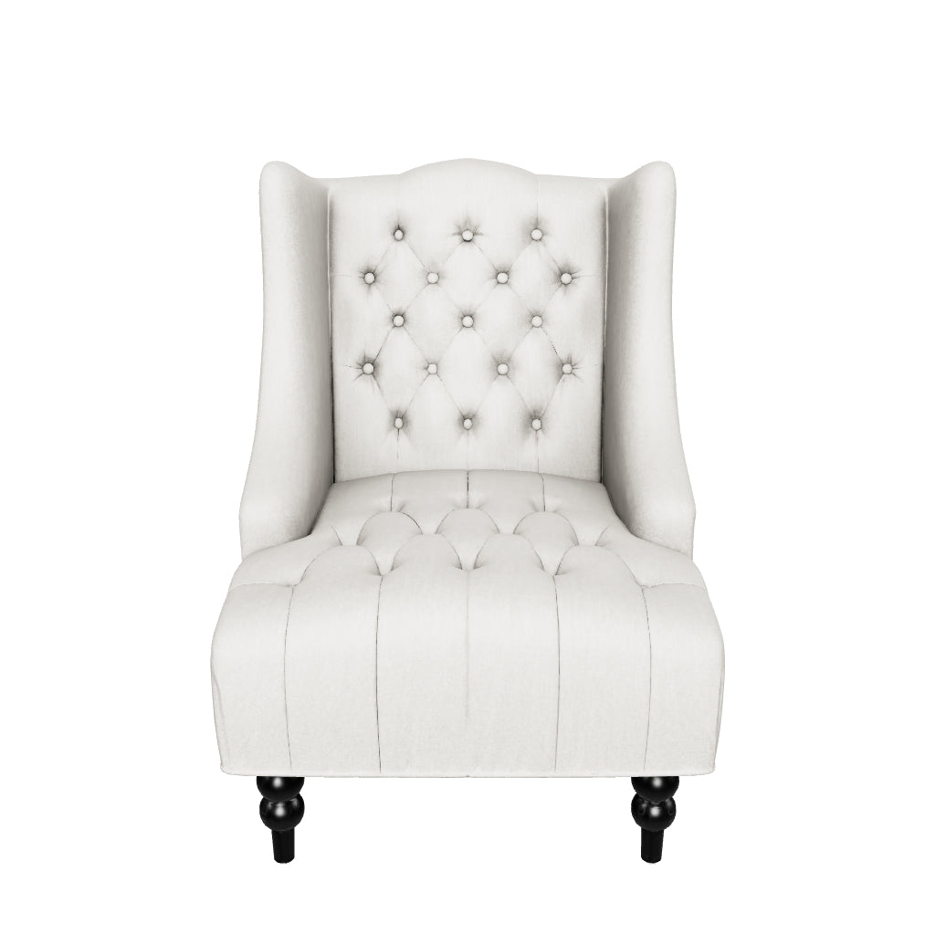 Clarice Fabric High Back Wingback Accent Chair – GDFStudio