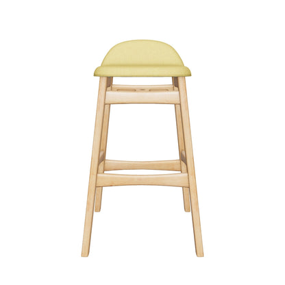 Margaret Green Tea Fabric/ Oak Finish 30-Inch Bar Stool (Set of 2)