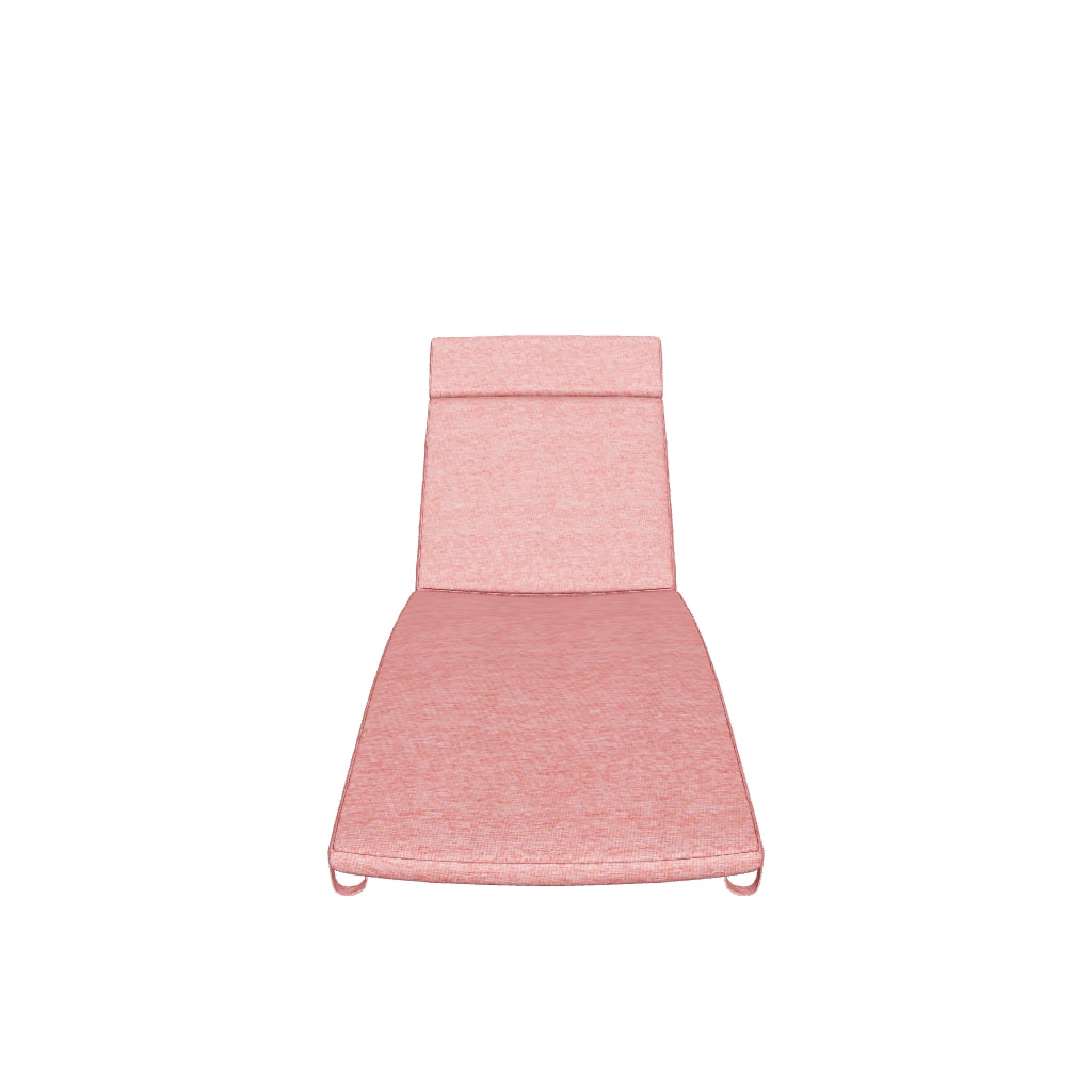 Pink chaise lounge discount cushions