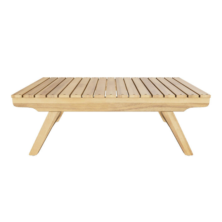 Kaiya Outdoor Wooden Coffee Table GDFStudio