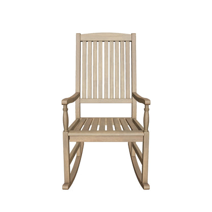 Myrna Outdoor Acacia Wood Rocking Chair