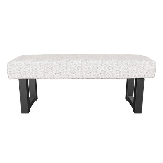 Shelby Boho Fabric Bench