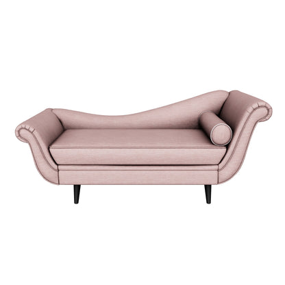 Jakyrah Contemporary Chaise Lounge with Scroll Arms