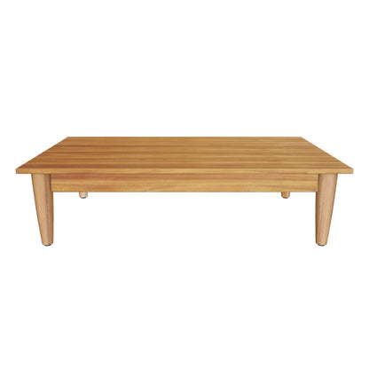 Plumb Outdoor Acacia Wood Coffee Table