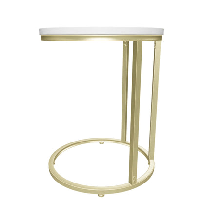 Mcgill Modern Glam C-Shaped End Table