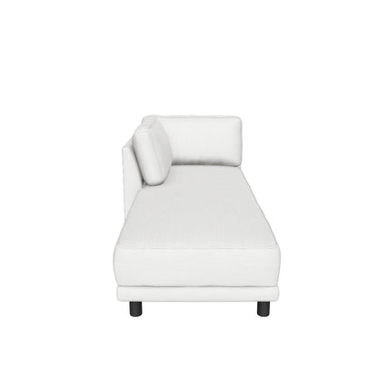 Wellston Contemporary Fabric Upholstered Chaise Lounge