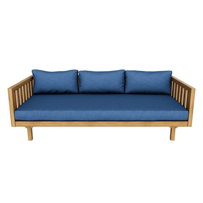 Bordeaux Outdoor 3 Seater Acacia Wood Daybed
