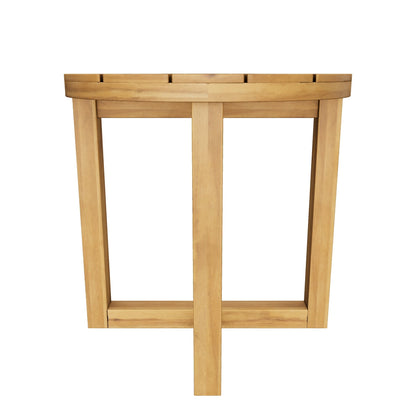 Hobbs Outdoor Acacia Wood Circular Side Table, Teak