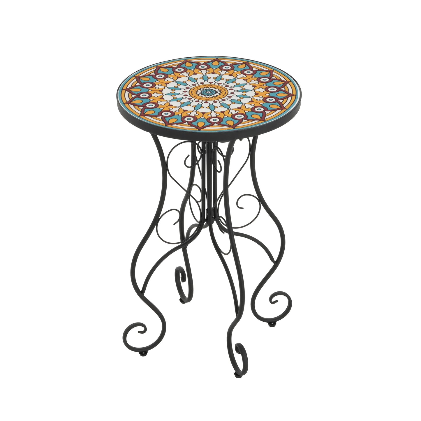 Thanee Outdoor Patio Round Side Table