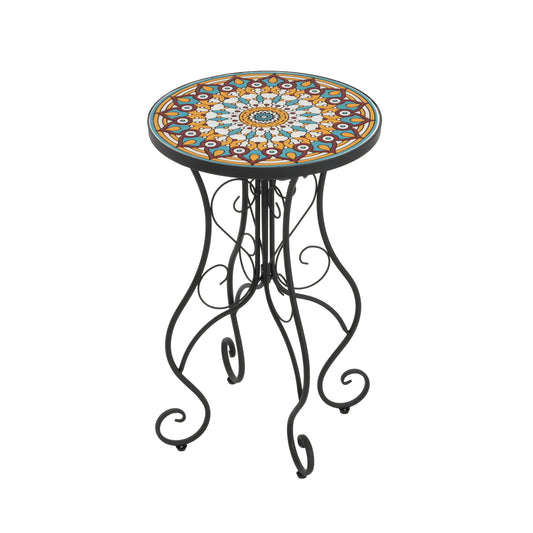 Thanee Outdoor Patio Round Side Table