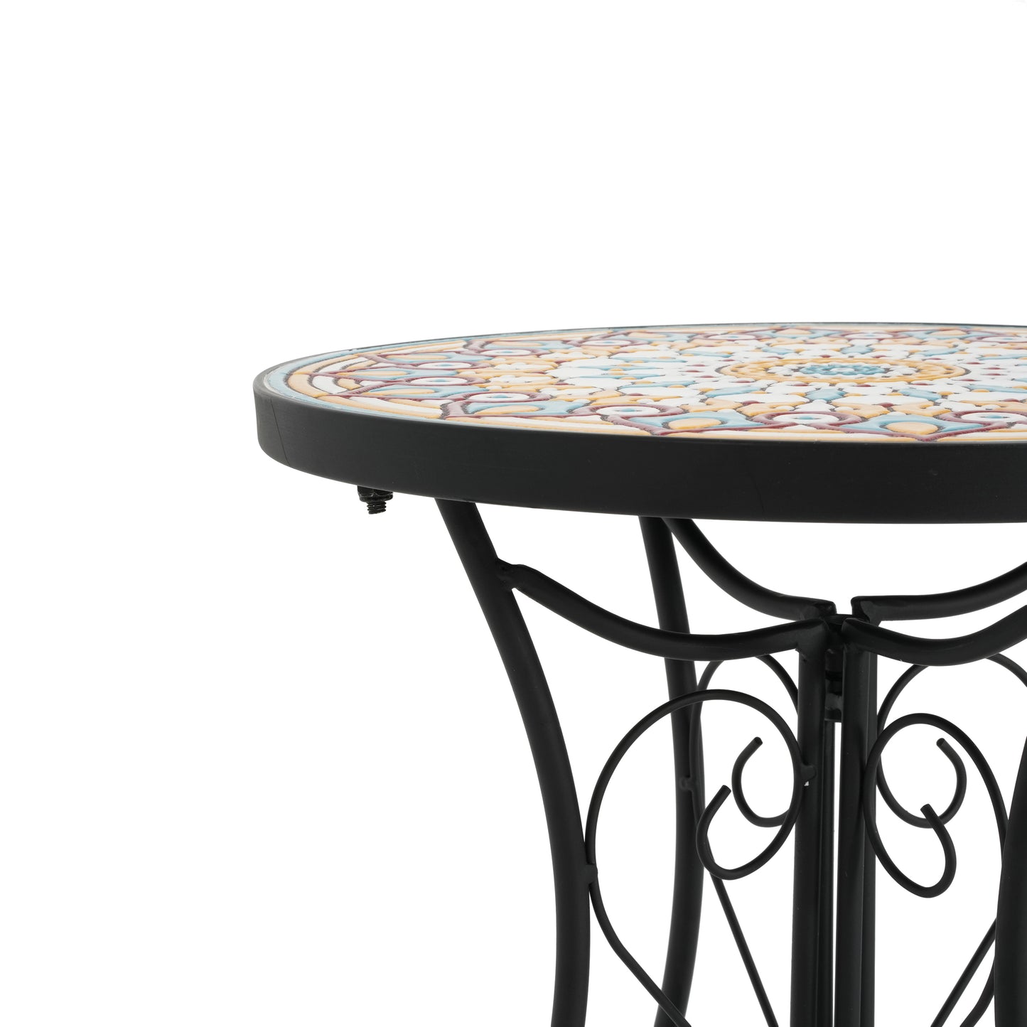 Thanee Outdoor Patio Round Side Table