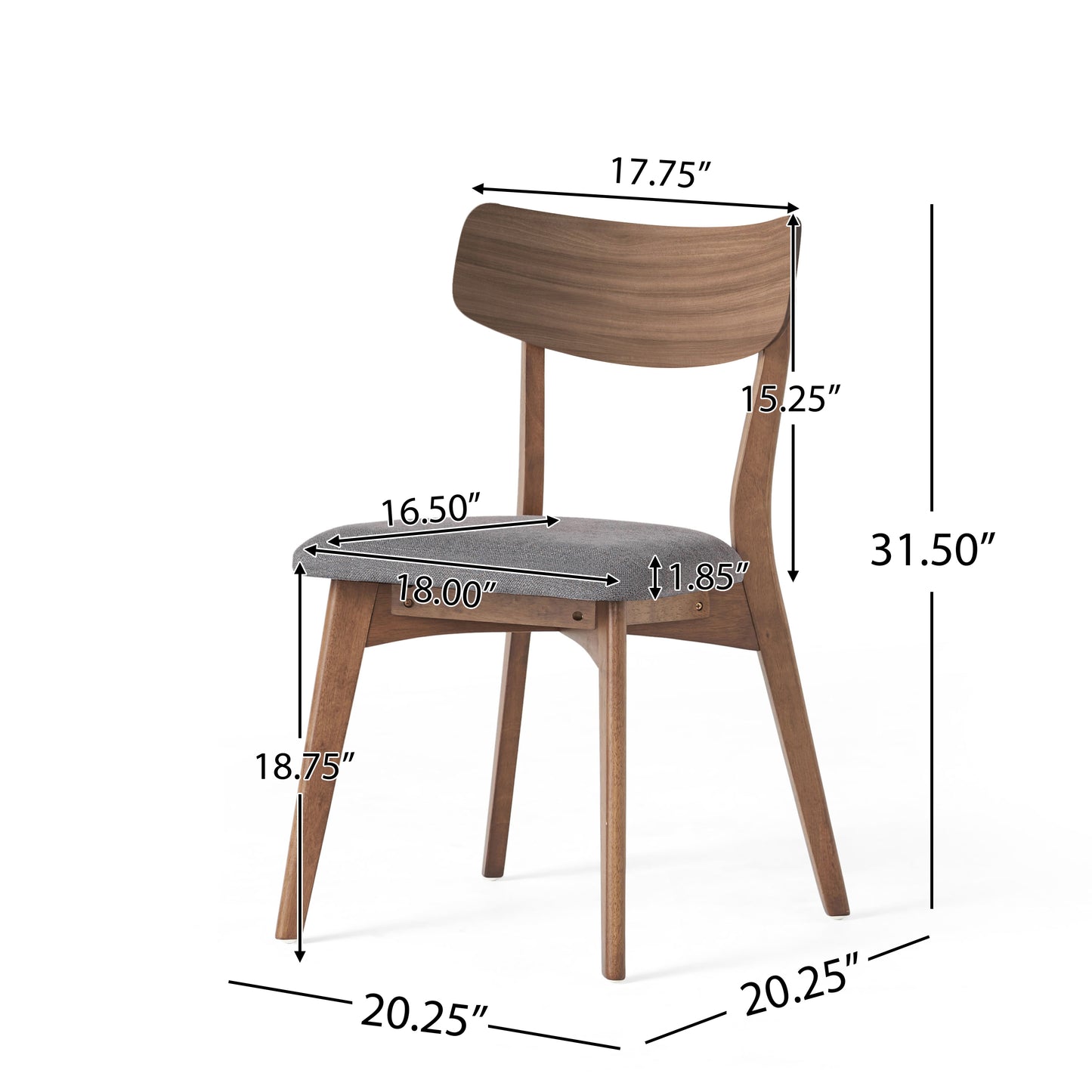 Solvanta Mid Century Modern Dining Chairs