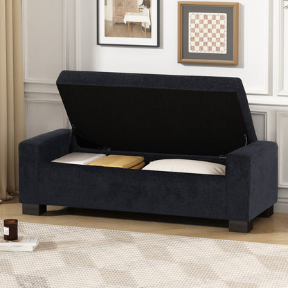 Korvallis Korvallis Indoor Fabric Storage Ottoman Single