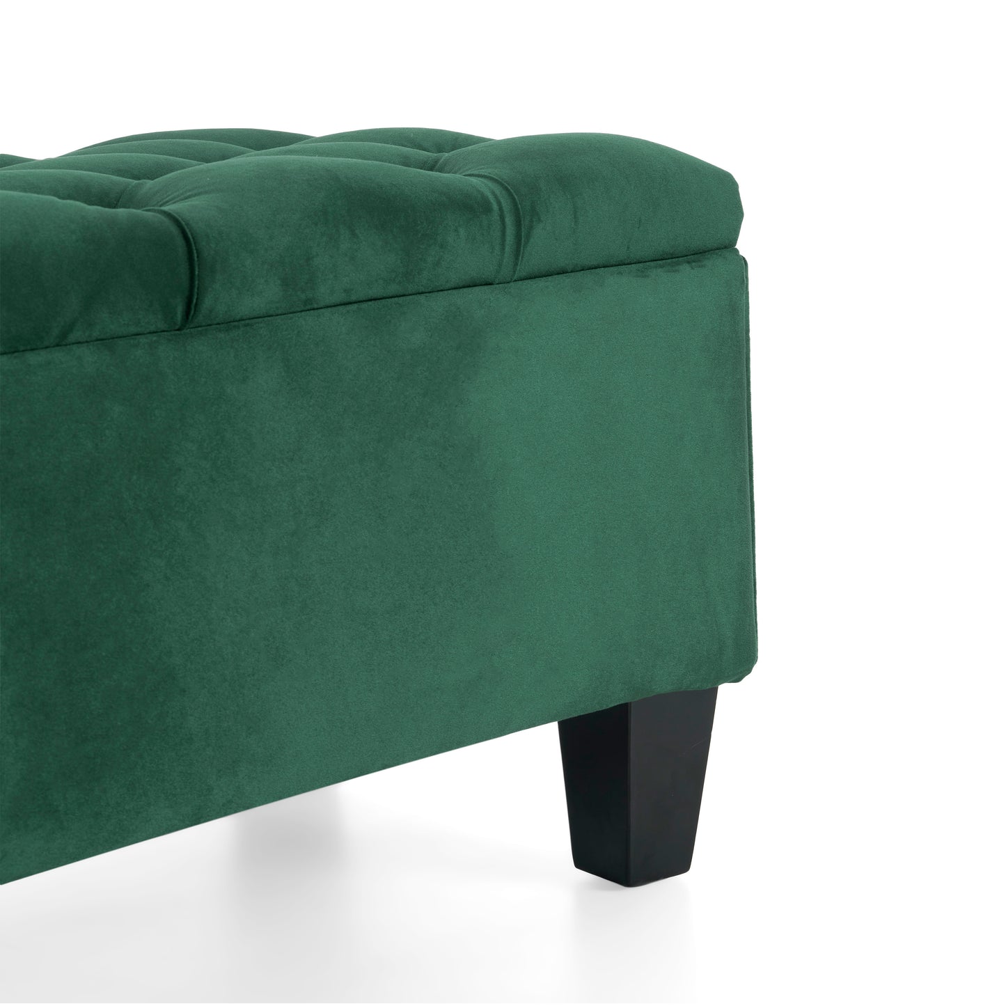 Noctiss Tufted Fabric Ottoman Bench