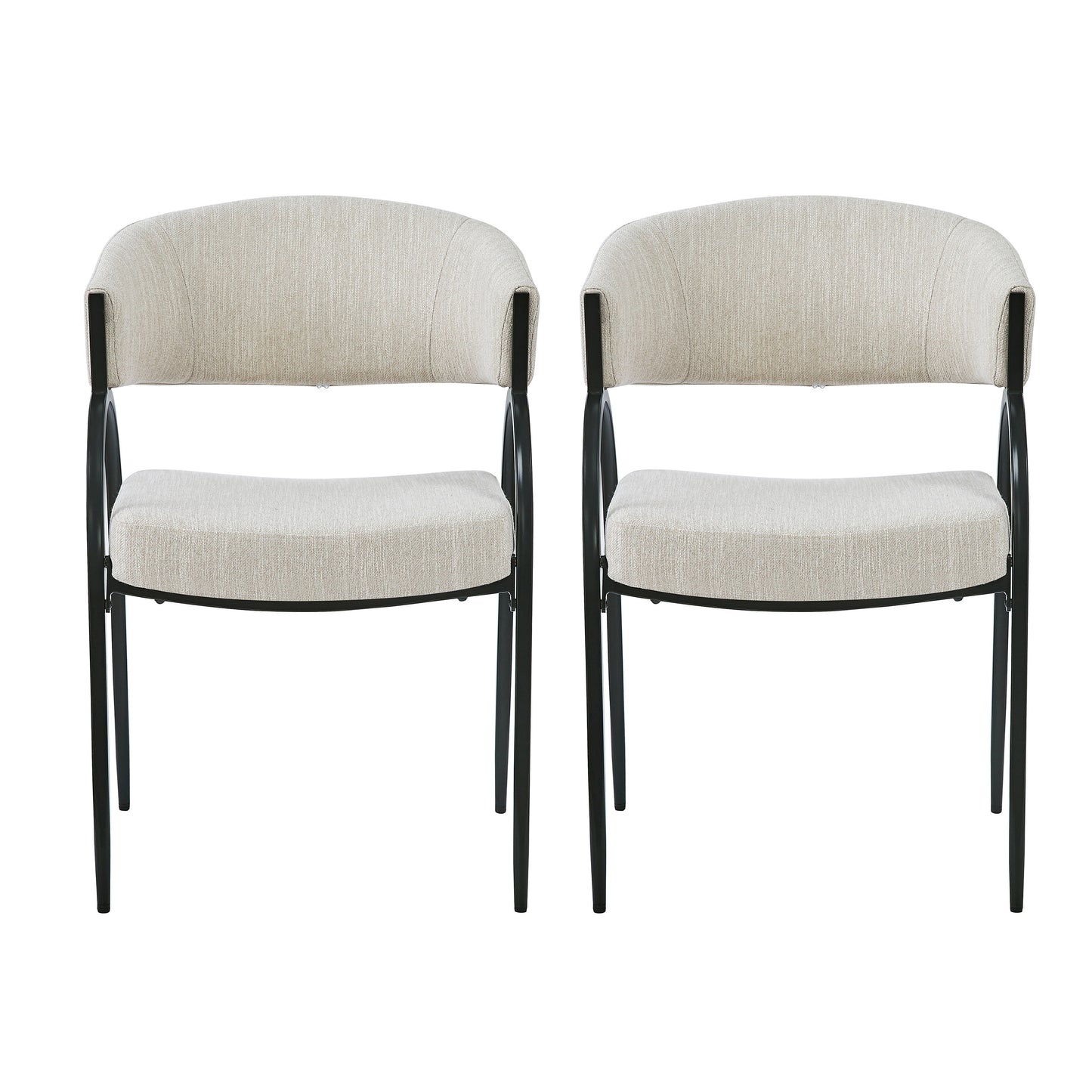 Biorth Modern Upholstered Arm Dining Chair