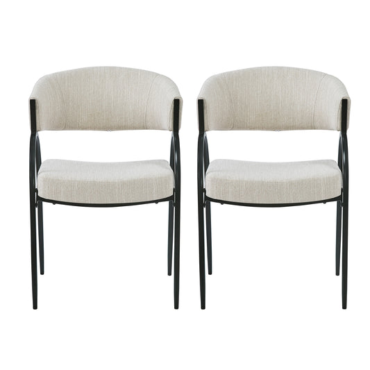 Biorth Modern Upholstered Arm Dining Chair