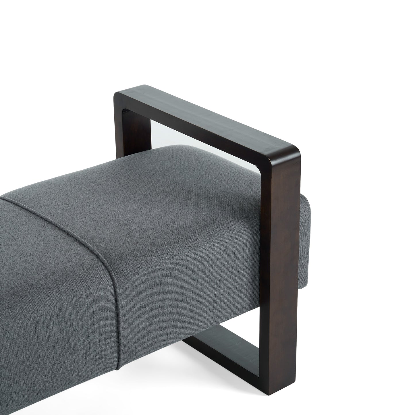 Caelum Modern Fabric Ottoman Bench