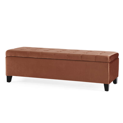 Wendover Fabric Storage Ottoman Bench