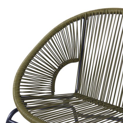 Maeliss 2-Person Faux Rattan Outdoor Patio Bench