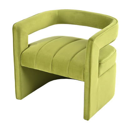 Brazal Modern Velvet Accent Club Chair