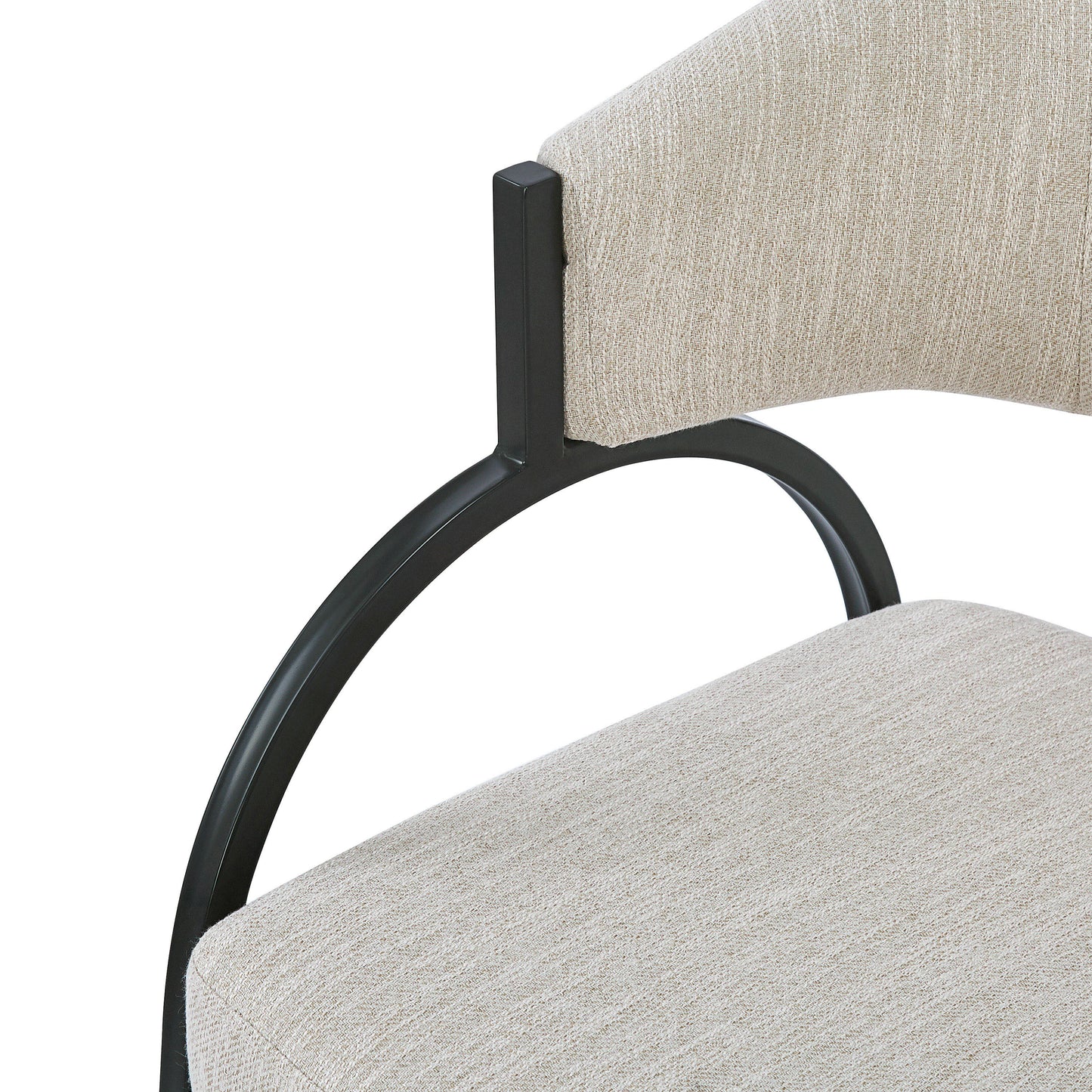 Biorth Modern Upholstered Arm Dining Chair