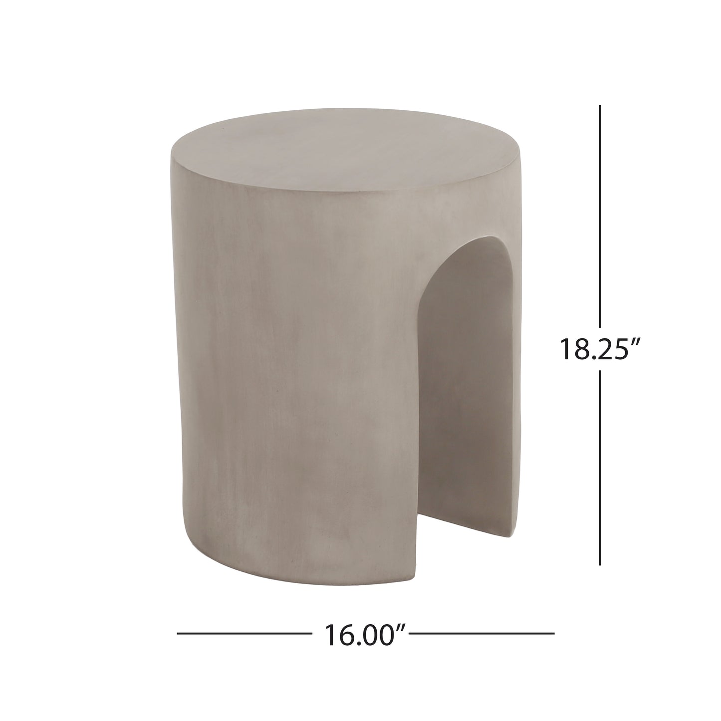 Thayer Modern U-Shape Side Table