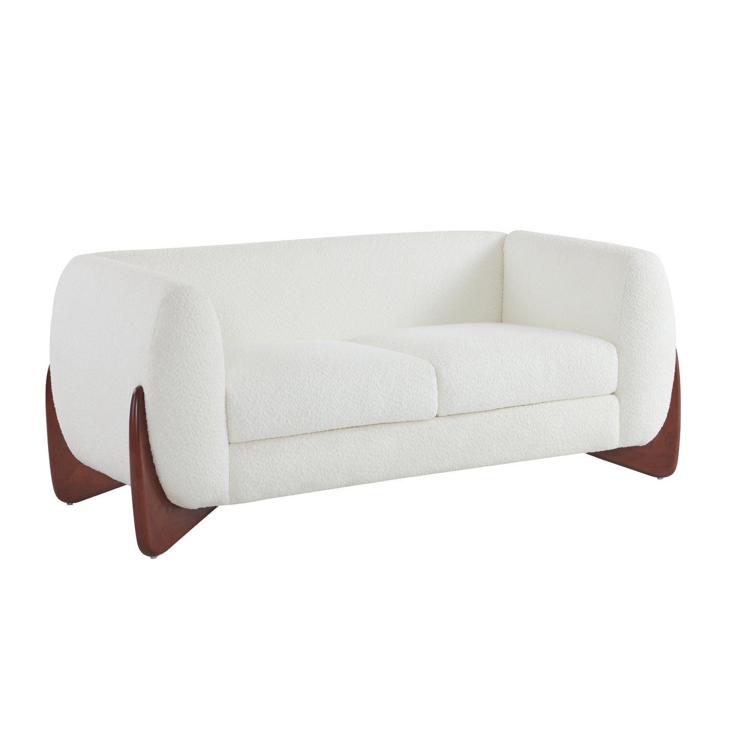 Amberlyn Modern Upholstered Loveseat