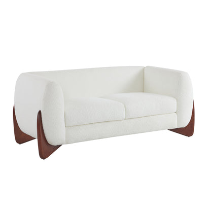 Amberlyn Modern Upholstered Loveseat