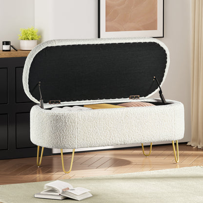 Rabiot Modern Fabirc Ottoman Bench