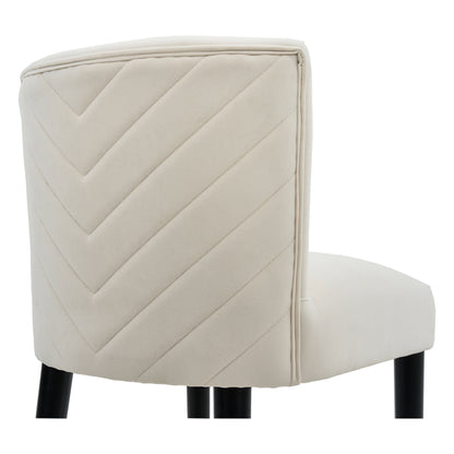 Luminaire 27" Upholstered Counter Stools with Footrest