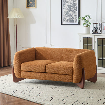 Amberlyn Modern Upholstered Loveseat