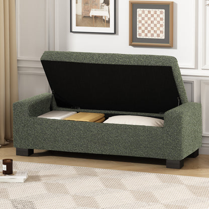 Korvallis Korvallis Indoor Fabric Storage Ottoman Single