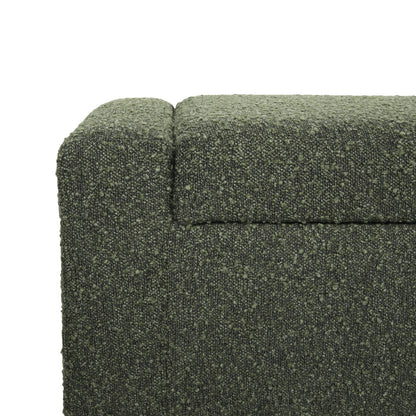 Korvallis Korvallis Indoor Fabric Storage Ottoman Single