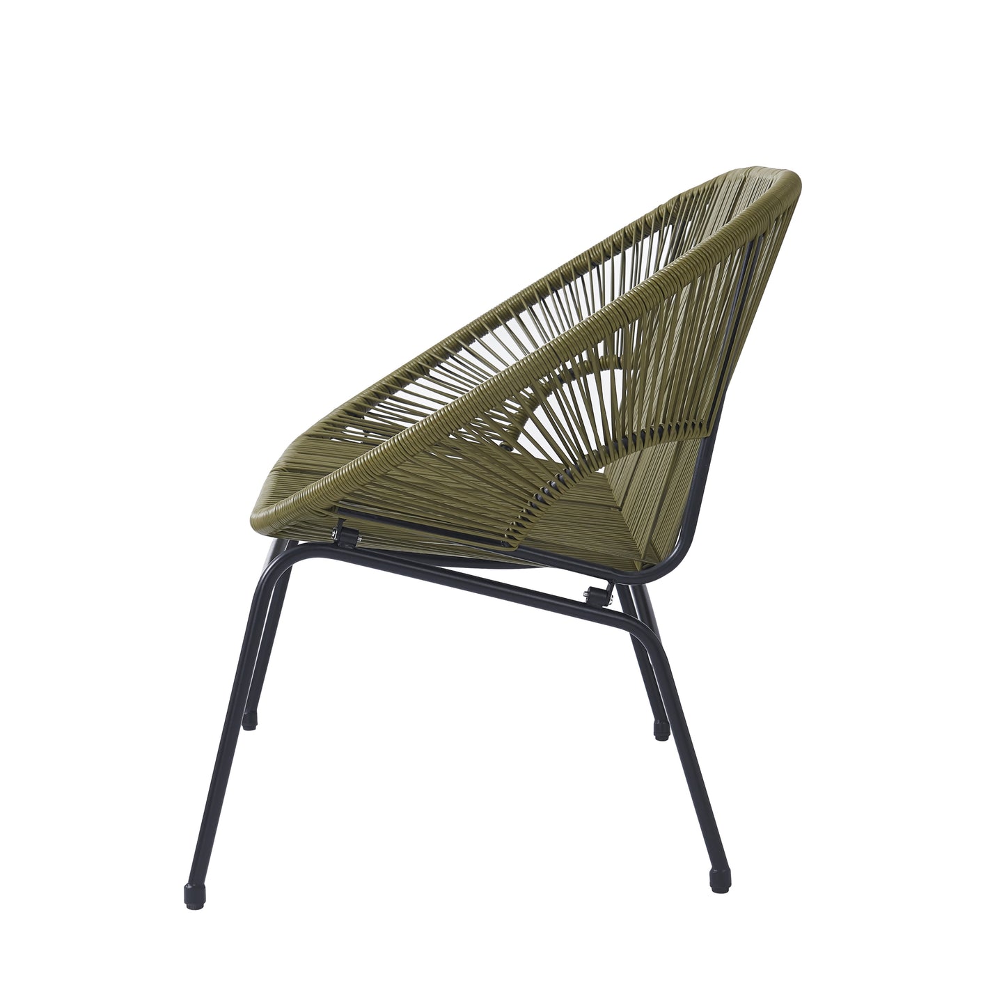 Maeliss 2-Person Faux Rattan Outdoor Patio Bench