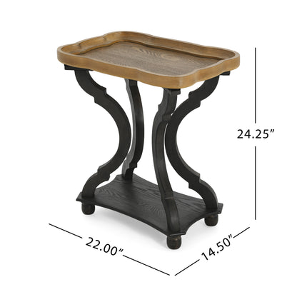 Balthazare Vintage Side Table End Table