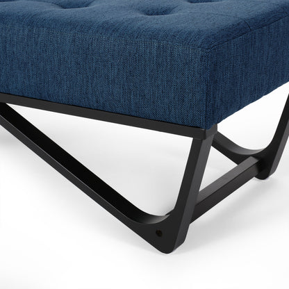 Lamphere Modern Velvet Ottoman Bench