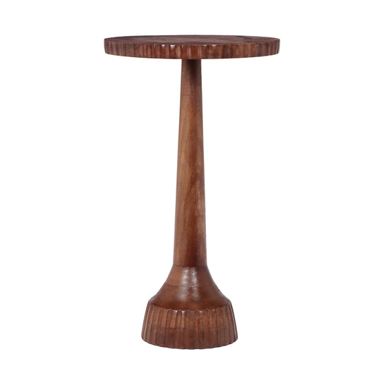 Lunora Modern Honey Wood End Table