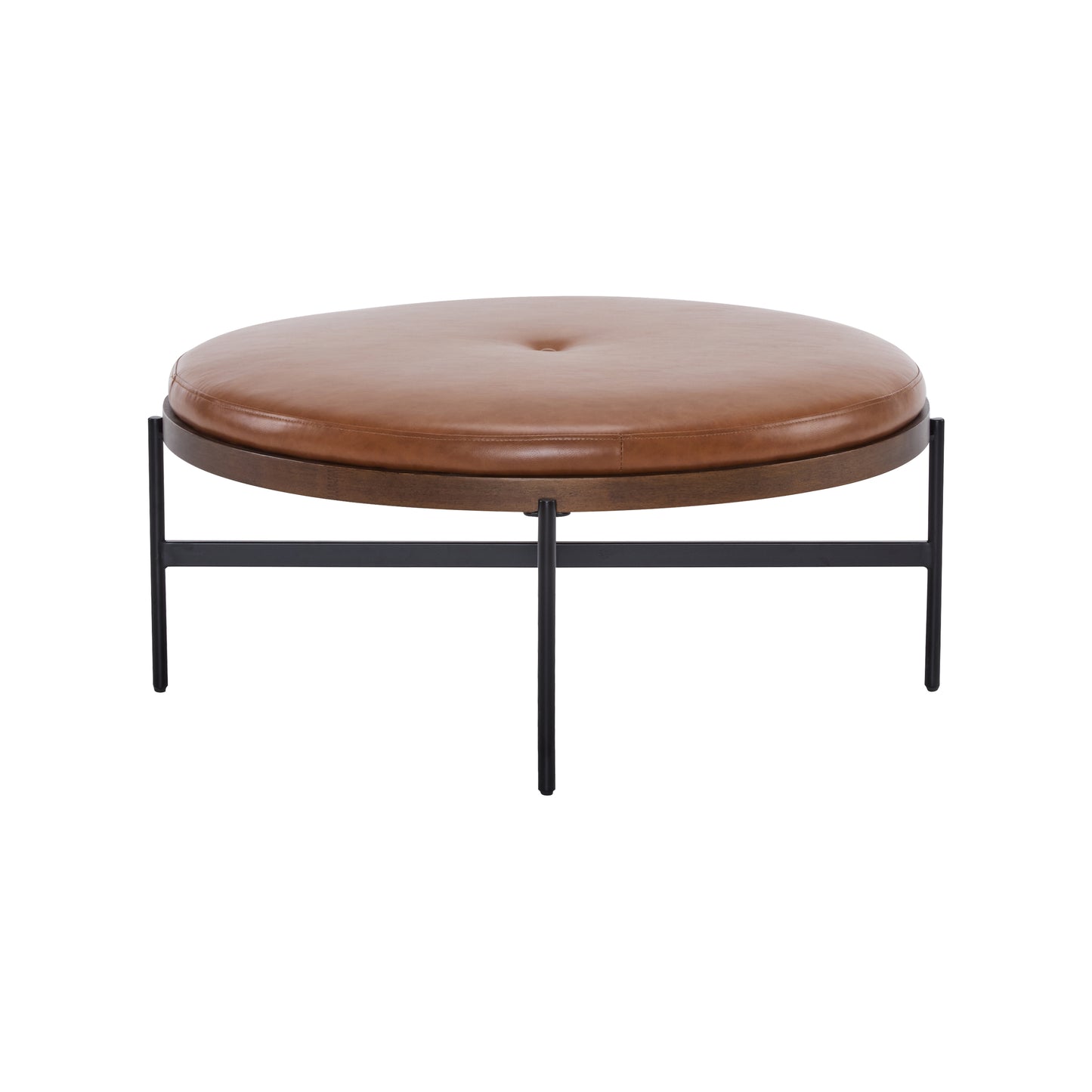 Lyricie Modern Round Ottoman Bench Table