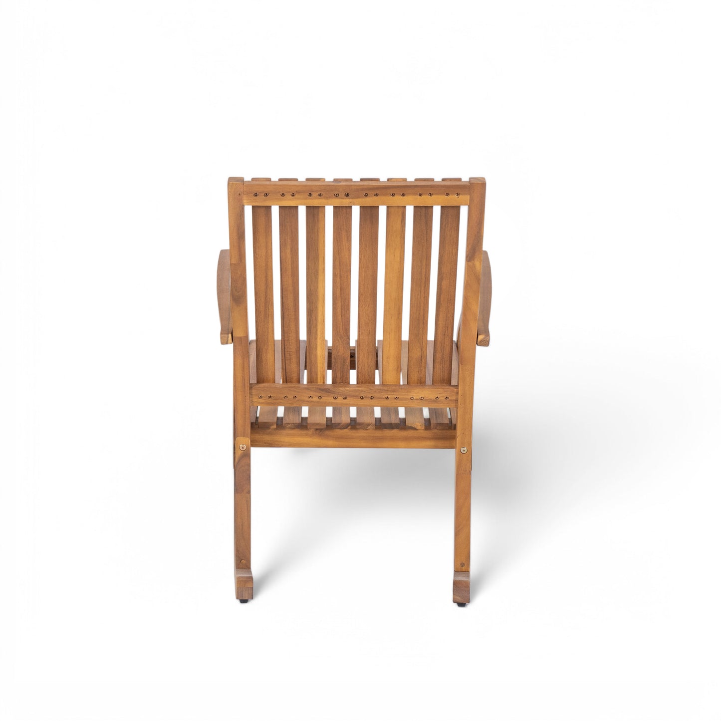 Deyric Outdoor Solid Wood Rocking Chair (Set of 2)